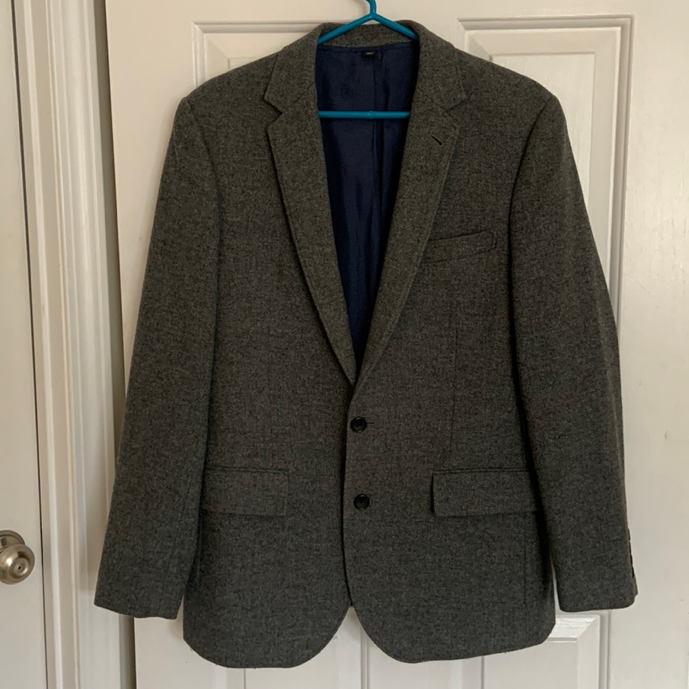 Jcrew Grey Mens Wool Sport Coat